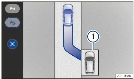 Volkswagen ID.4 - Fig. 1 Infotainment system: exiting procedure 