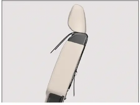 Volkswagen ID.4 - Fig. 3 On the rear side of the outer rear bench seats or the